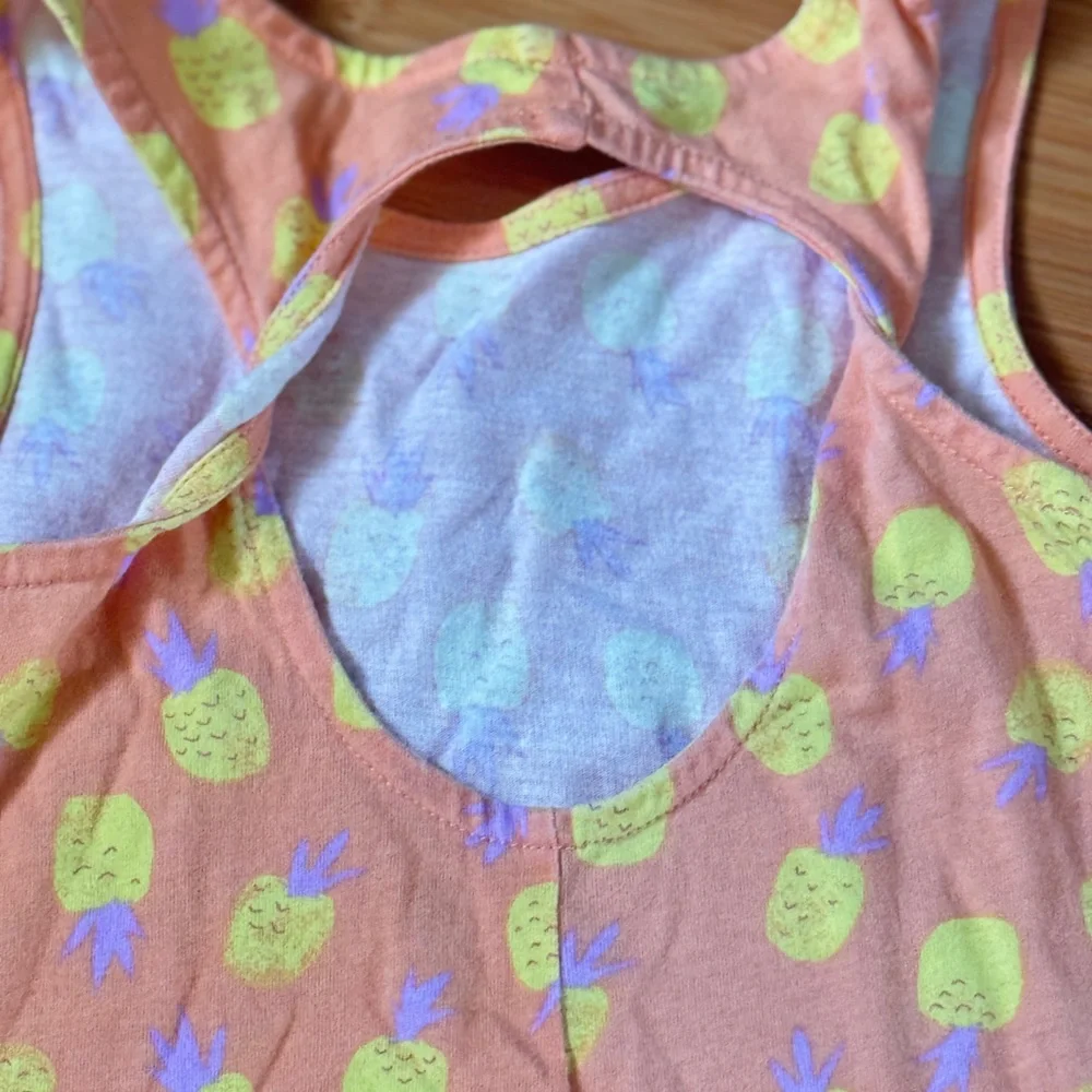 Baby Gap 5T Pineapple Dress and Fruity Shirt
